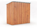 Casetta Box da Giardino in Lamiera di Acciaio Porta Utensili 174x100x174 cm Enaudi Legno