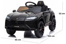 Macchina Elettrica per Bambini 12V con Licenza Lamborghini Urus Nera