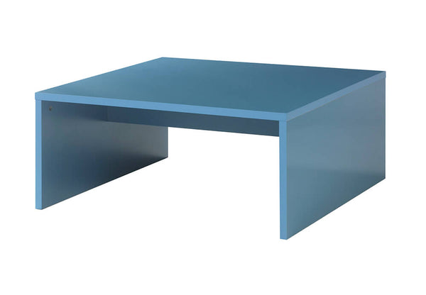 sconto Quadratischer Couchtisch aus Melamin 81 x 81 x 36 cm TFT Boost Blue