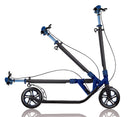 Monopattino 2 Ruote in Alluminio Globber One Nl 230 Ultimate Nero e Blu Colbalto