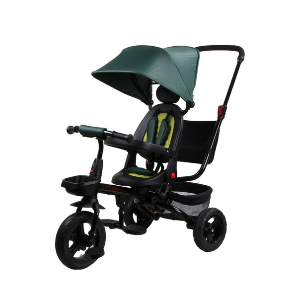 online Triciclo My Way Passeggino per Bambini 105,5x52x99 cm Pieghevole Seggiolino Girevole Verde