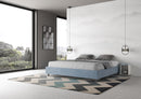 Letto Matrimoniale Extra Large Azelia Azzurro Varie Misure