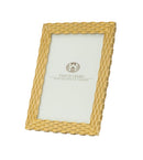 Cornice Chain Glam 19,3x1,5x24,3 cm in Poliresina e Vetro Oro