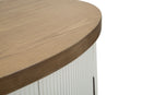 Mobiletto 2 Ante Tolosa 79x48x67 cm in MDF e Frassino e Ferro      