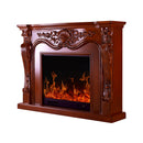 Camino Elettrico da Pavimento 120x160x33 cm Effetto Fiamma 1500W Avignon