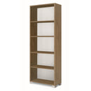Libreria a Giorno 5 Ripiani 70x29x190 cm Noce Stelvio   