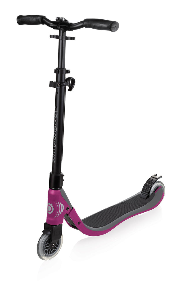 Roller 2 Räder Aluminium Globber One Nl 125 Schwarz und Pflaume prezzo