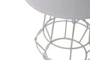 Lampada da Tavolo Indianapolis Ø20x37 cm in Ferro e Tessuto