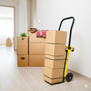 Carrello Portapacchi Pieghevole Piattaforma Multifunzione Porta Pacchi in Acciaio Giallo