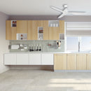 Ventilatore da Soffitto con 3 Pale in Abs Ø132 cm 6 Velocità Sulion Vadis Bianco