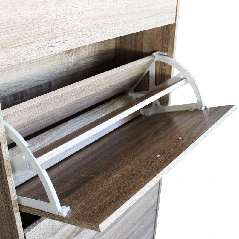 Scarpiera Sally 60x24x80 h cm in Legno Naturale