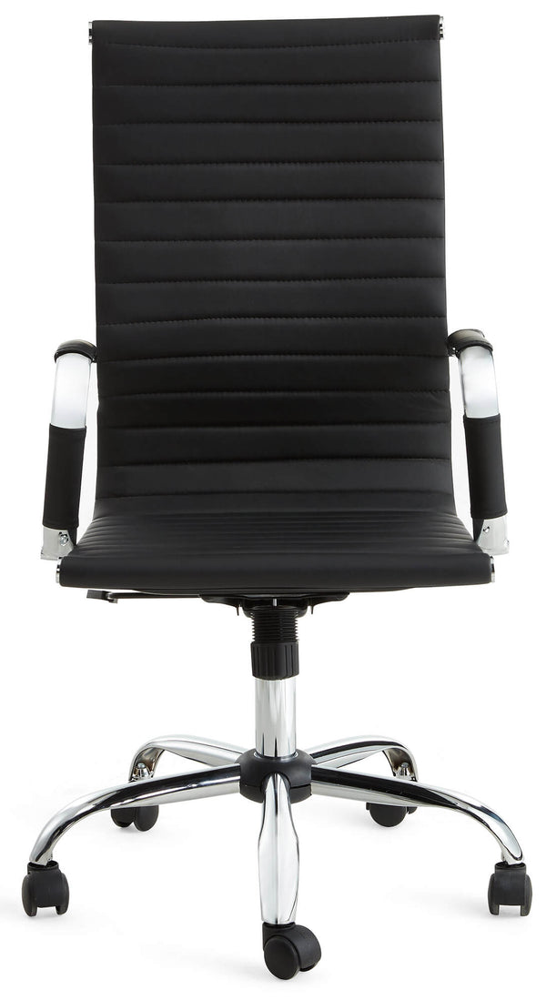 Chefsessel aus schwarzem Kunstleder Motti Aston acquista