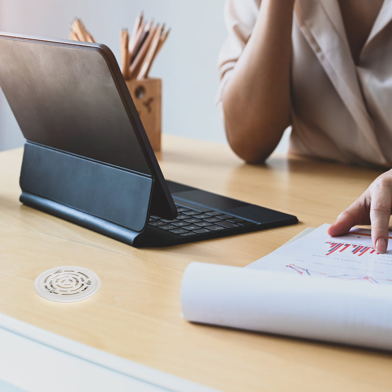 E-Fan Deodorante per Ambienti Ø 80 Plastica Bianca Tecnoplastica Emuca