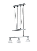 Lampada a Sospensione da Interno a LED in Metallo Nickel Opaco