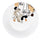 Piatto da Portata Ø35 cm  in Ceramica VdE Tivoli 1996 Face to grey