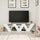 Mobile TV Moderno 1 Ripiano 158x30x40 cm in MDF Ralla Bianco