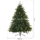 Albero di Natale Artificiale 210 cm 2692 Punte  Verde
