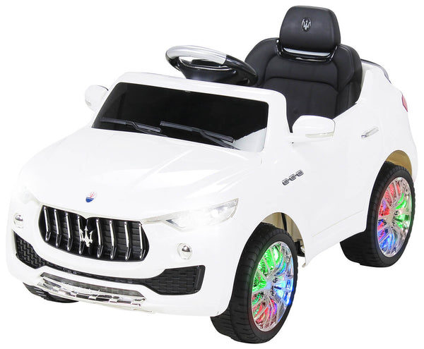 acquista Elektroauto für Kinder 12V Maserati Levante Deluxe Weiß