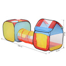 Tunnel 3 in 1 Gioco per Bambini 230x70x89 cm 