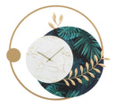 Orologio da Muro Roundy Green 60x4,5x65 cm in Ferro e MDF Multicolor