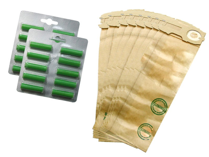 Kit Ricambi 16 Sacchetti 20 Profumini Compatibili Folletto Serie VK120-121-122