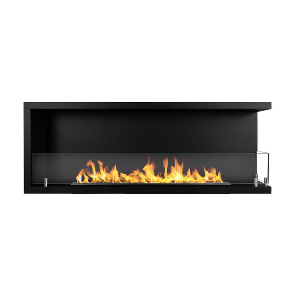 prezzo Camino a Bioetanolo da Incasso ad angolo 120x22,4x45 cm Sutri 120 DX Nero