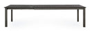 Tavolo Allungabile Konnor 200-300x110 cm Antracite in Alluminio