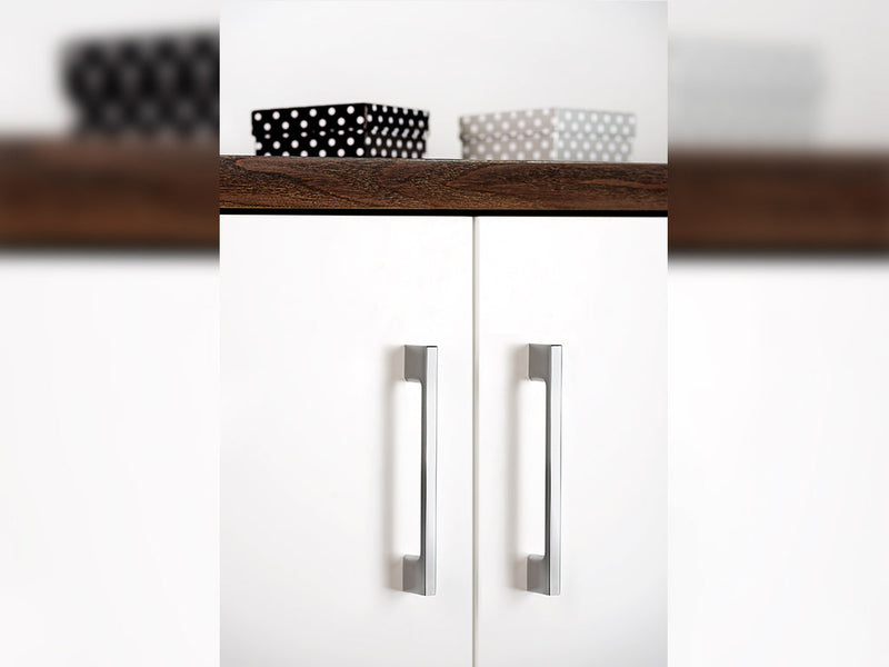 Maniglie per Mobile Interasse 160mm Zama Nichel Satinato 20 Pezzi Emuca