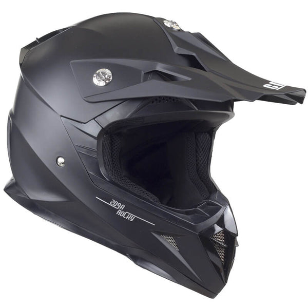 prezzo Integralhelm für Moto Cross Kind CGM 209A Rocky Matt Black Verschiedene Größen