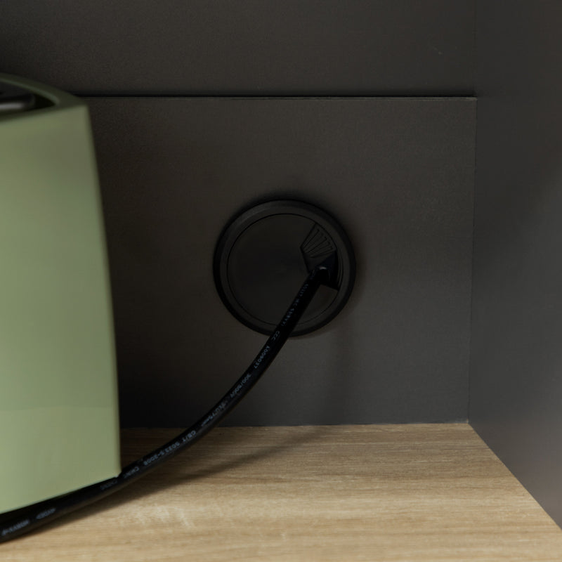 Mobile Dispensa Alto 60x42x180 cm Ripiani Regolabili Aperti in Truciolato e MDF Grigio