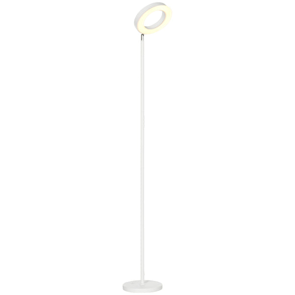 sconto LED-Stehlampe kompatibel mit Alexa und Google Home Ø25x168 cm aus weißem Stahl