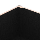 Fioriera da Giardino con Fori di Drenaggio e 4 Ruote 99x42x81 cm in Legno di Abete e Acciaio Naturale