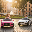 Macchina Elettrica per Bambini 12V con Licenza Maserati Ghibli Rosa