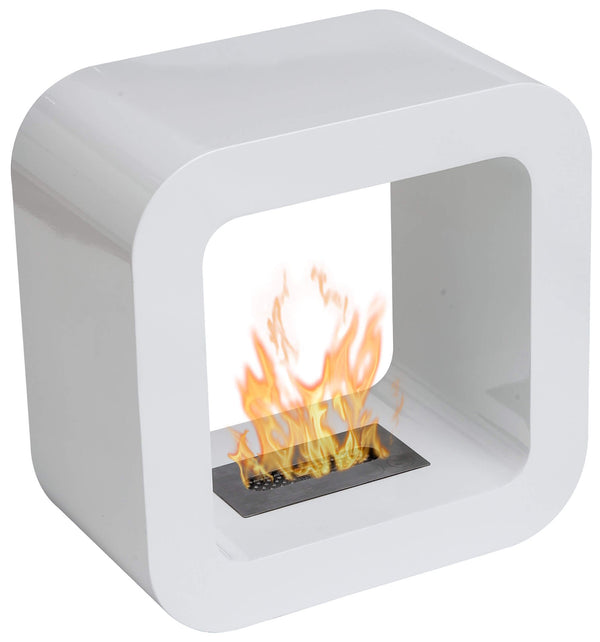 acquista Bioethanol-Bodenkamin 42x42 cm Karlsen Marostica Weiß