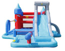 Castello Giostra Gonfiabile Acquatico Splash Park con Pompa Happy Hop
