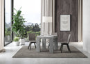 Tavolo Allungabile 90-246x90x77 cm Roxell Cemento