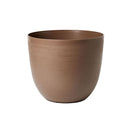 Vaso Rotondo Indoor e Outdoor Tera con Riserva D'acqua Over Sand Ø58 cm in Plastica Sabbia 