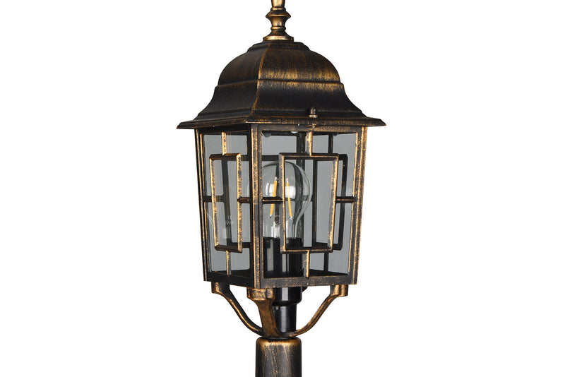 Lampione da Esterno Attacco E27 in Alluminio Ruggine 