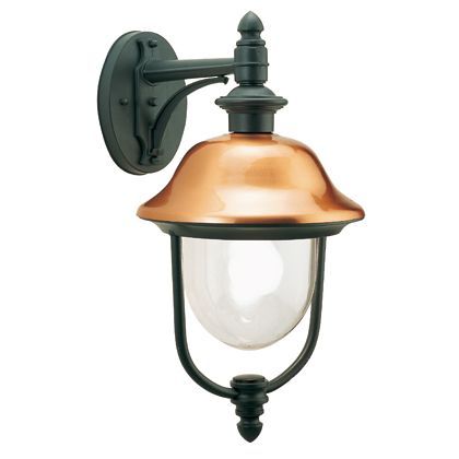 Wandleuchte in Low Grey und Kupfer Outdoor Line Rustica Sovil sconto