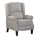 Poltrona Relax Reclinabile 76,5x73x47 cm Push Back in Tessuto Tortora