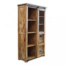 Mobile Warren 100x45x180 h cm in Legno Marrone