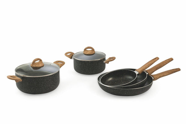 prezzo Soriani Kyoto Antihaft-Aluminium 7-teiliges Kochgeschirr-Set