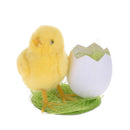 Set 9 Pupazzi Pulcini Decorativi con Uova H 8 cm