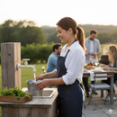 Rubinetto Colorato per Fontana da Giardino in Ottone Belfer RUB/022 Avorio