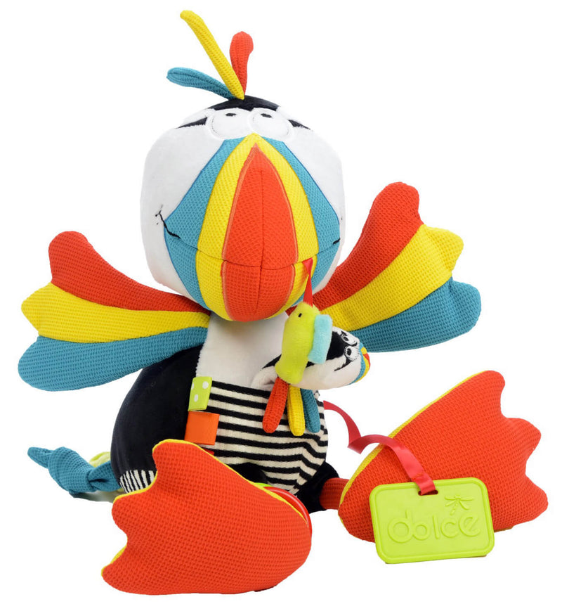 Gallinella di Mare Peluche per Bambini Dolce Multicolor