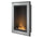 Bioethanol Wandkamin 55x79 cm Rahmen 550 Inox
