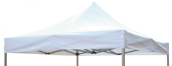 Ersatzplane für Gazebo Professional 3x3 m aus weißem Polyester sconto