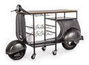 Consolle Bar 183x43x105h cm Scooter Retrò Replica 