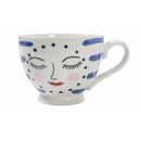 Set 3 Tazze 15x11,5x9 cm in Ceramica VdE Tivoli 1996 Vis a vis