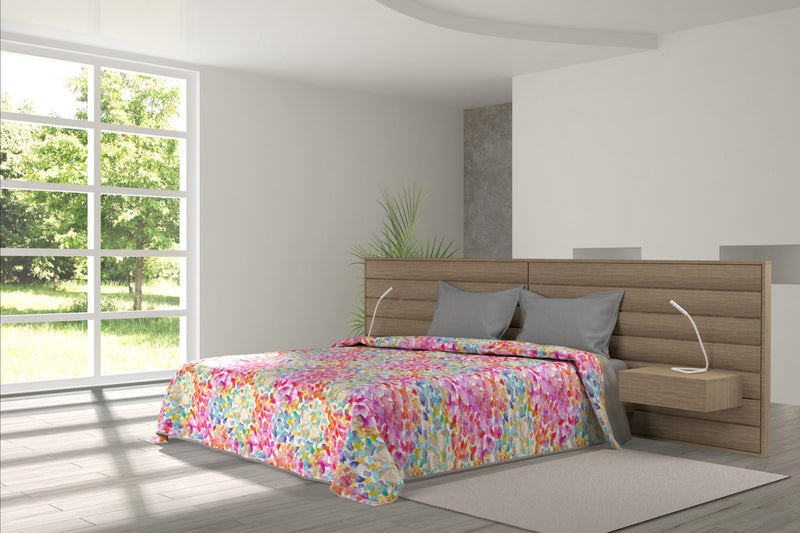 Trapuntino 1 Piazza e Mezzo 100gr con Stampa in Microfibra Spring